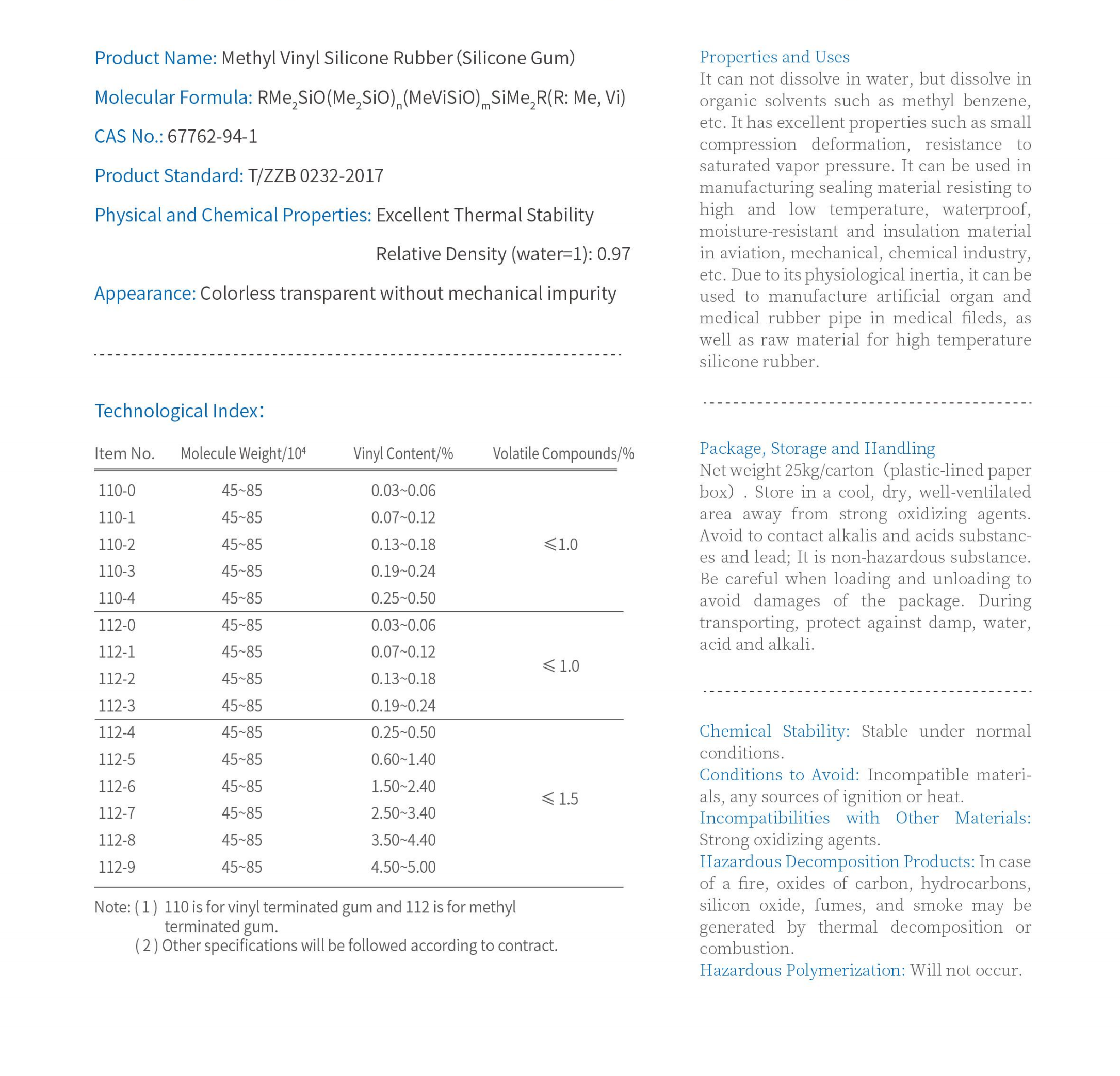 甲基乙烯基锡橡胶-Methyl Vinyl Silicone Rubber (Silicone Gum).png
